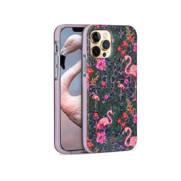 iPhone 13 Pro Max Case Capri Tropical Flamingo