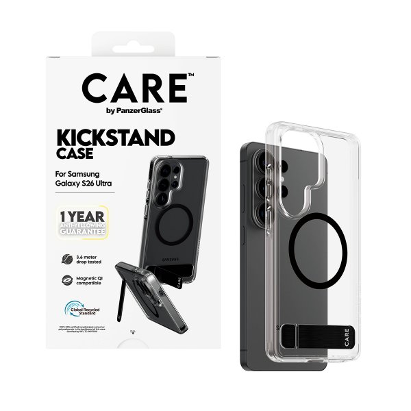 Samsung Galaxy S26 Ultra Case Kickstand MagSafe Transparent