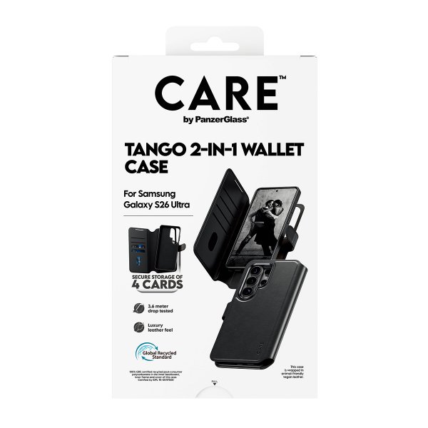 Samsung Galaxy S26 Ultra Cover Tango Two-in-One Wallet MagSafe Black