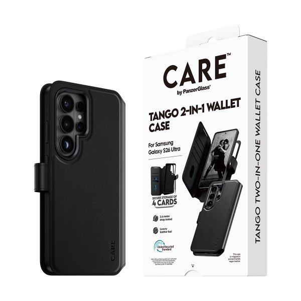 Samsung Galaxy S26 Ultra Cover Tango Two-in-One Wallet MagSafe Black