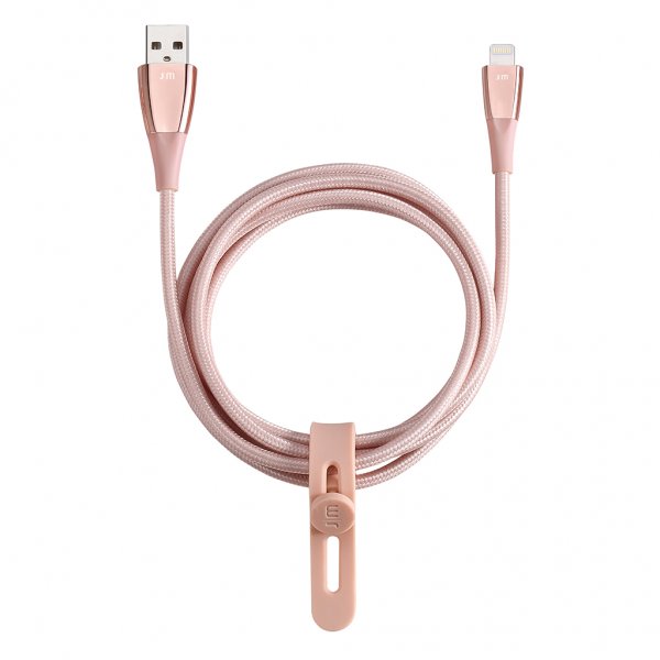 Cable ZinCable USB-A/Lightning 1.5m Rose gold
