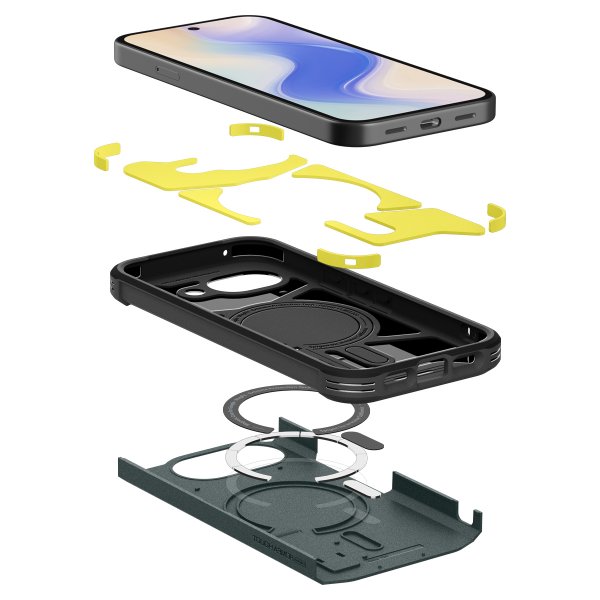 Google Pixel 10a Case Tough Armor MagFit Abyss Green