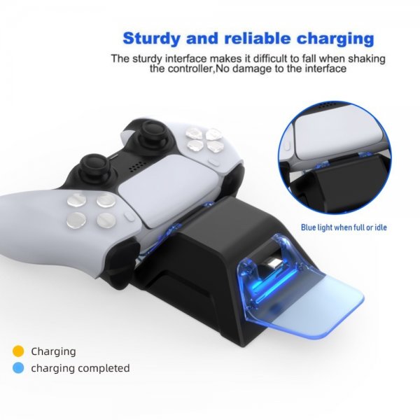 Dual PS5 DualSense Controller Charger
