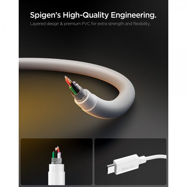 Essential Cable USB-C/USB-C 60W 2m White