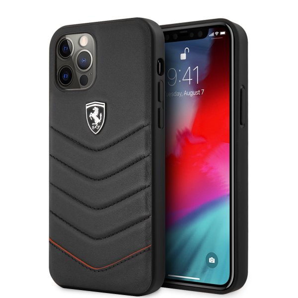 iPhone 12 Pro Max Case Off-Track Quilted Black