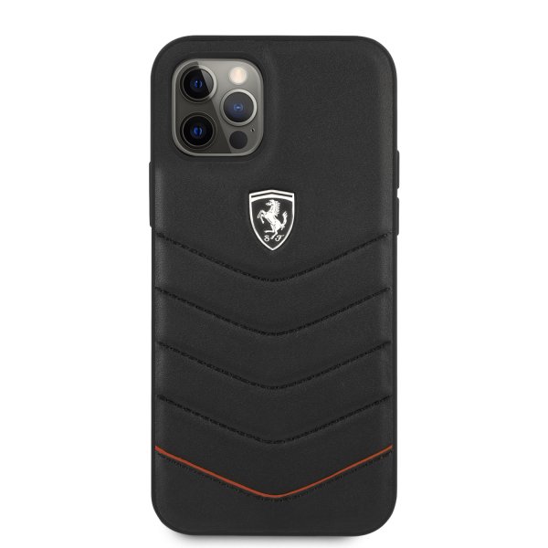 iPhone 12 Pro Max Case Off-Track Quilted Black