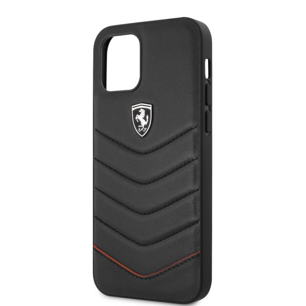 iPhone 12 Pro Max Case Off-Track Quilted Black