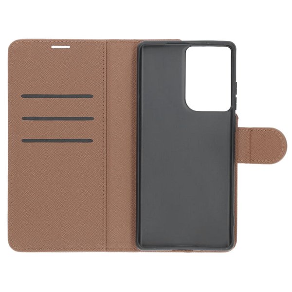 Motorola Edge 50 Fusion Cover with Stand Brown