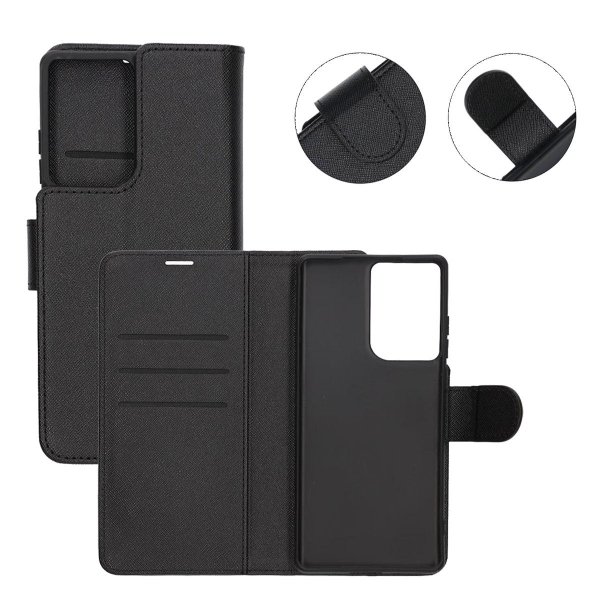 Motorola Edge 50 Fusion Cover 2 Card Slots Black