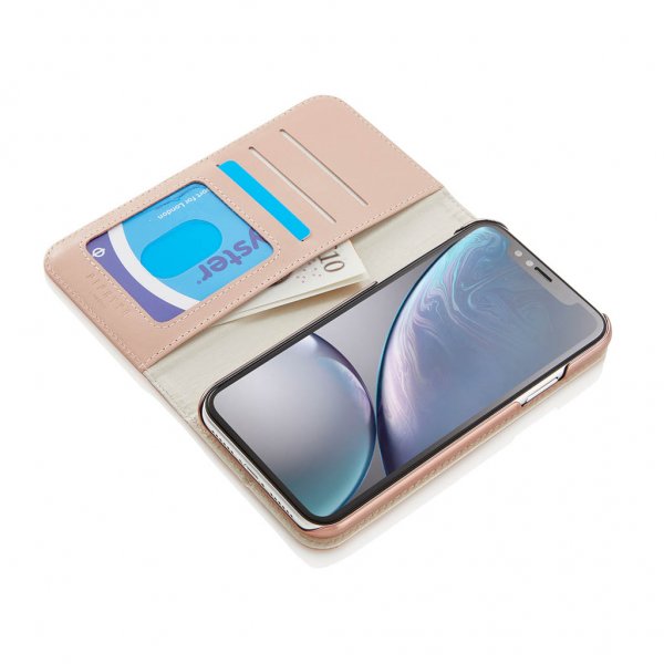 iPhone XR Case Magnetic Folio Detachable Shell Dusty Pink
