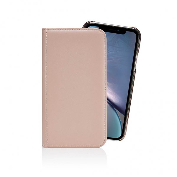 iPhone XR Case Magnetic Folio Detachable Shell Dusty Pink