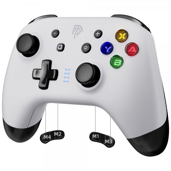 Bayard 9124 Switch/Android/PC Programmable Wireless Gamepad White