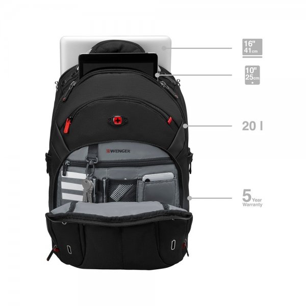 Gigabyte 16" Computer Backpack Black