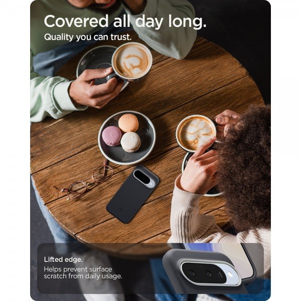 Google Pixel 10/Pixel 10 Pro Case Nano Pop MagFit Black Sesame