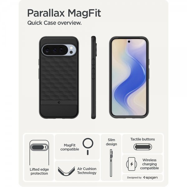 Google Pixel 10 Pro XL Case Parallax MagFit Matte Black