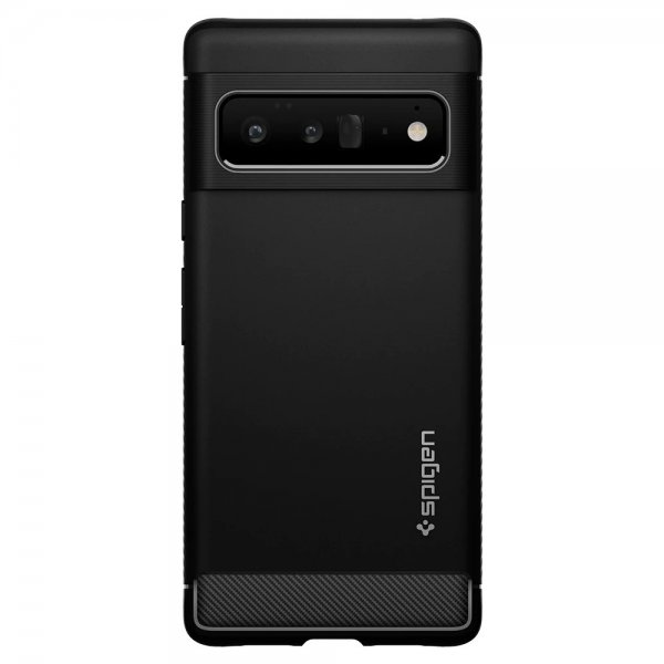 Google Pixel 6 Pro Case Rugged Armor Matte Black