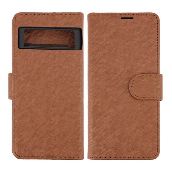 Google Pixel 7 Cover with Stand Brown