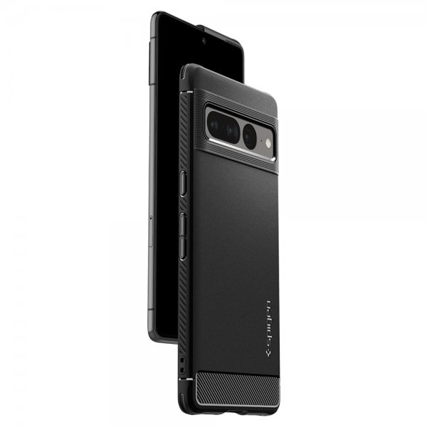 Google Pixel 7 Pro Case Rugged Armor Matte Black