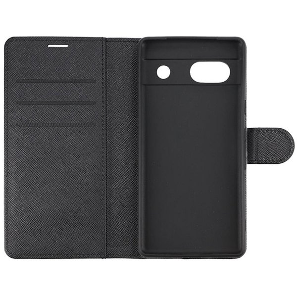 Google Pixel 7a Cover with Stand Black