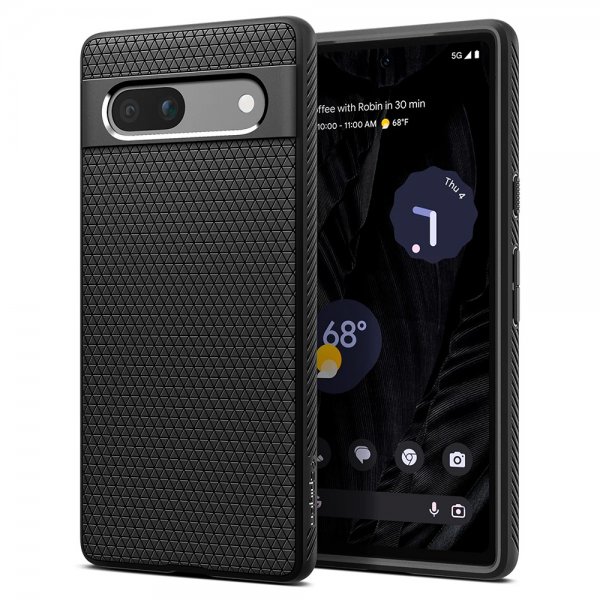 Google Pixel 7a Case Liquid Air Matte Black