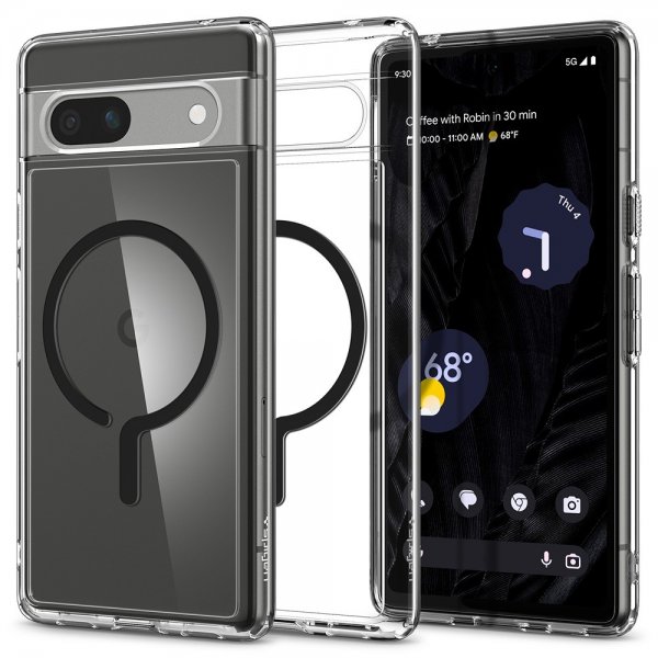 Google Pixel 7a Case Ultra Hybrid OneTap Ring Black