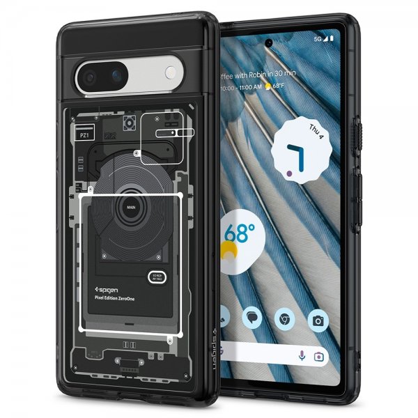 Google Pixel 7a Case Ultra Hybrid Zero One Black