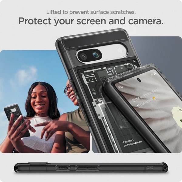 Google Pixel 7a Case Ultra Hybrid Zero One Black