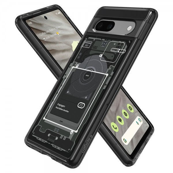 Google Pixel 7a Case Ultra Hybrid Zero One Black