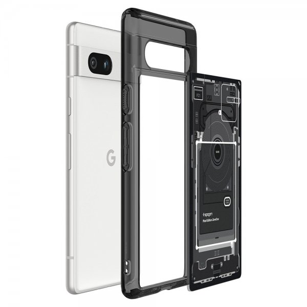 Google Pixel 7a Case Ultra Hybrid Zero One Black