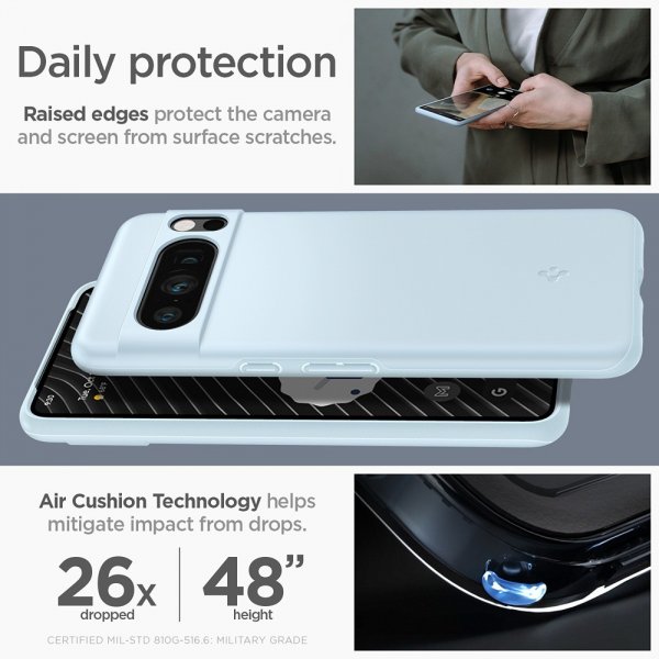 Google Pixel 8 Pro Case Thin Fit Mute Blue