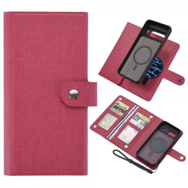 Google Pixel 8a Cover Detachable Case GMA Series MagSafe Magenta