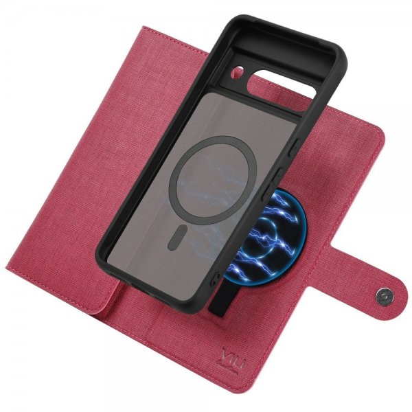 Google Pixel 8a Cover Detachable Case GMA Series MagSafe Magenta