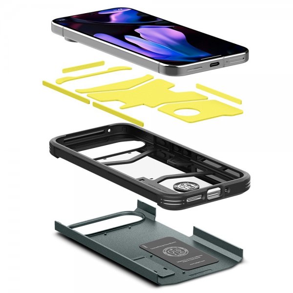 Google Pixel 9/Pixel 9 Pro Case Tough Armor Abyss Green