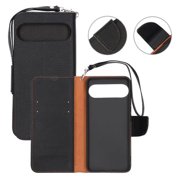Google Pixel 9 Cover with Stand Black