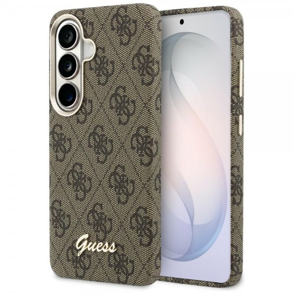 Samsung Galaxy S26 Case 4G Script MagSafe Brown