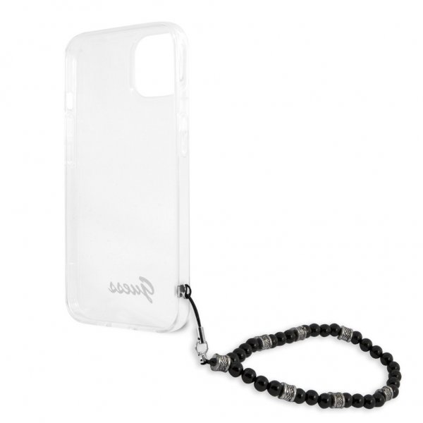 iPhone 13 Case Pearl Handle Script Logo Black