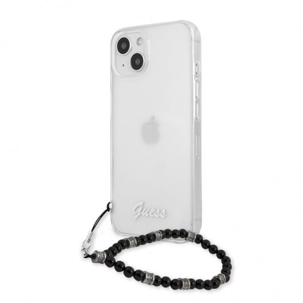 iPhone 13 Mini Case Pearl Handle Script Logo Black