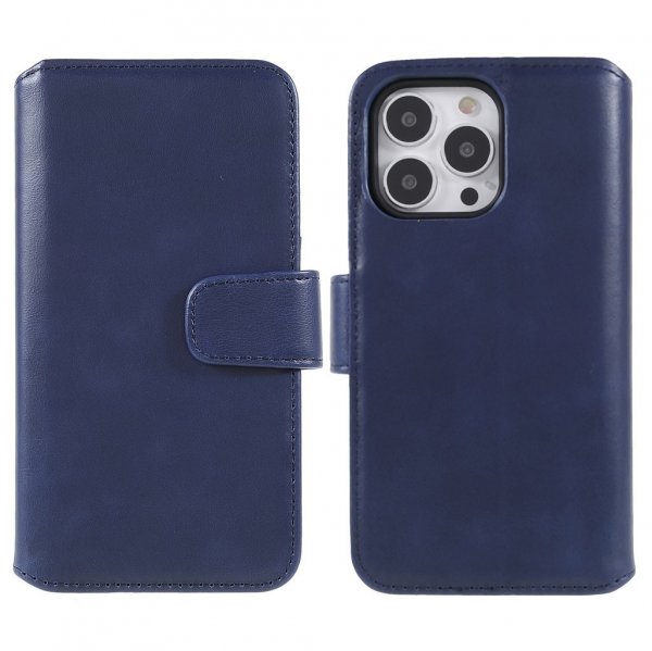 iPhone 14 Pro Cover Essential Leather Heron Blue