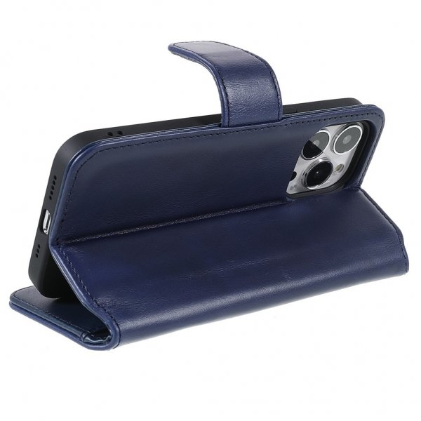 iPhone 14 Pro Cover Essential Leather Heron Blue