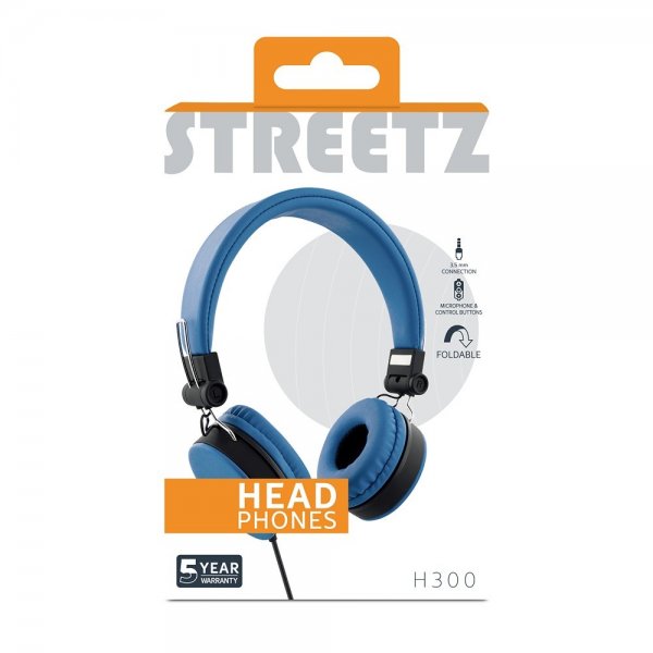 Headphones H300 Headphones 3.5mm Blue