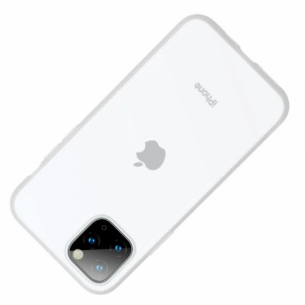 iPhone 11 Pro Max Case Jelly Liquid Silica Gel White