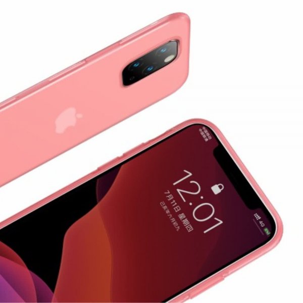 iPhone 11 Pro Case Jelly Liquid Silica Gel Red