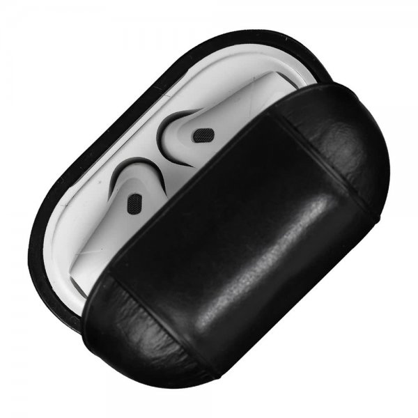 AirPods (1/2) Case Copenhagen Genuine Leather Black