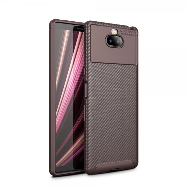 Sony Xperia 10 Plus Case Carbon Brown
