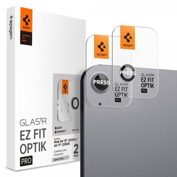 iPad Air 11 (M2/M3)/iPad Air 13 (M2/M3) Camera Protector GLAS.tR EZ Fit Optik Pro Space Grey