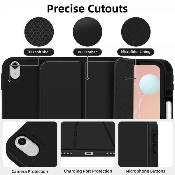 iPad Air 13 (M2/M3) Cover Folio Case Basic Black