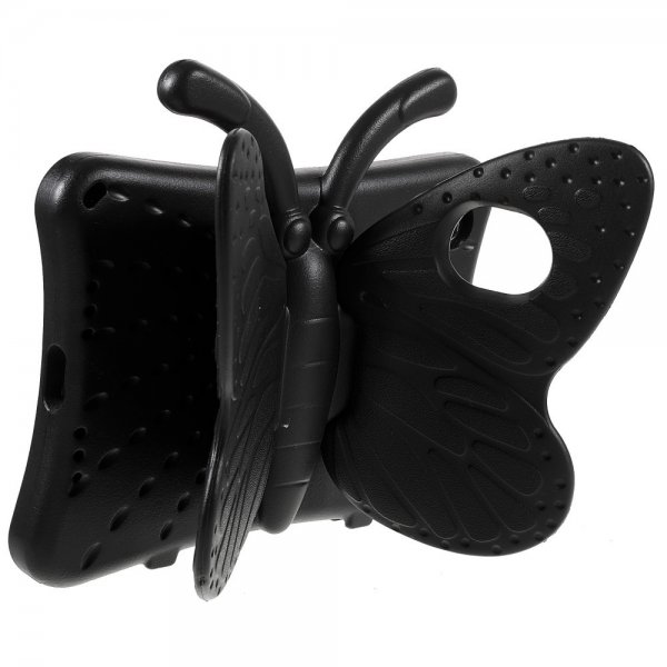 iPad mini (gen 6)/iPad mini (A17 Pro) Case for Kids Butterfly Black