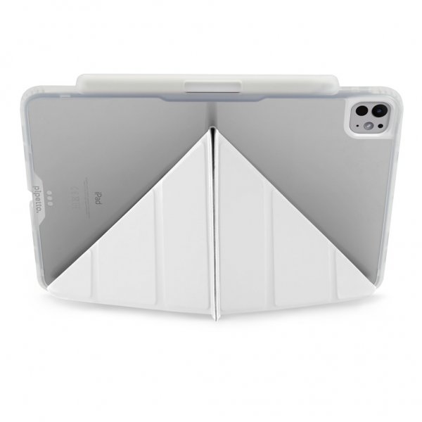 iPad Pro 11 (M4/M5) Cover Origami No3 Pencil Case White