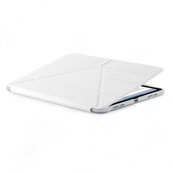 iPad Pro 11 (M4/M5) Cover Origami No3 Pencil Case White