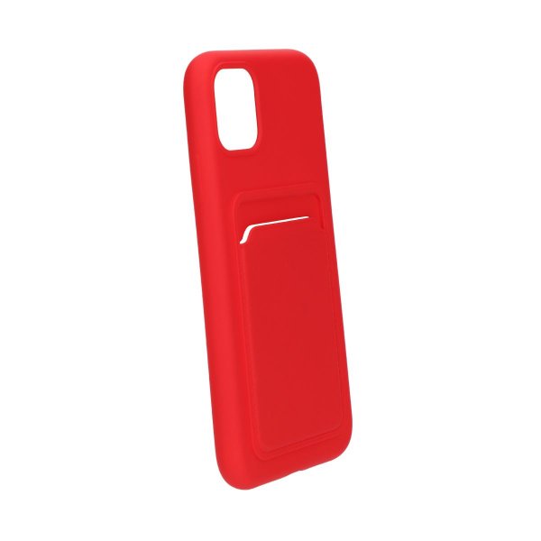 iPhone 11 Case Card Holder Red